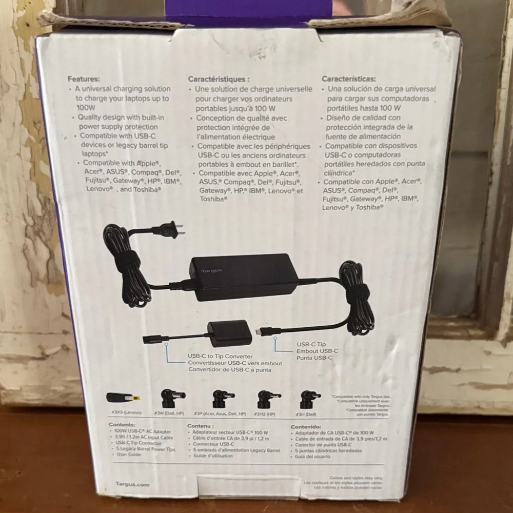 Targus Black Universal Charger 100W